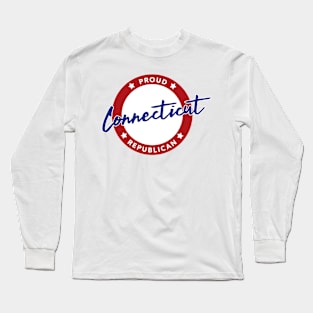 Proud Connecticut Republican Long Sleeve T-Shirt